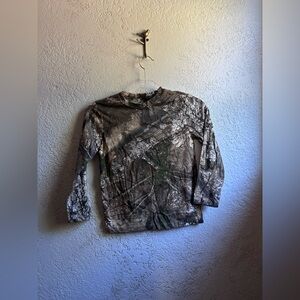 RealTree Camo Long Sleeve Crewneck Shirt - Brown Green Neutral